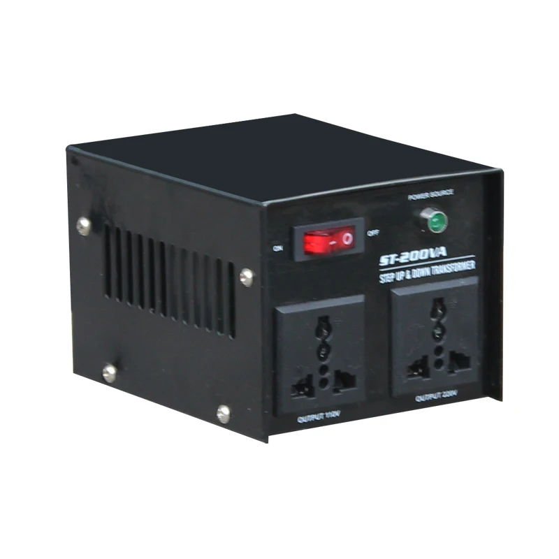 ST-200 200W Step Down&Step Up Transformer From 110VAC to 220VAC or 220VAC to 110VAC Transformer