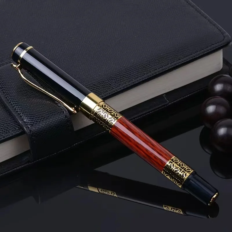 Chinese classical high-end business pen advertising promotional luxury metal roller pen custom logo gel pen