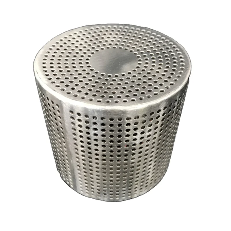 stainless steel liquid filter wire mesh bucket/basket strainer 304 Stainless steel filter mesh tube