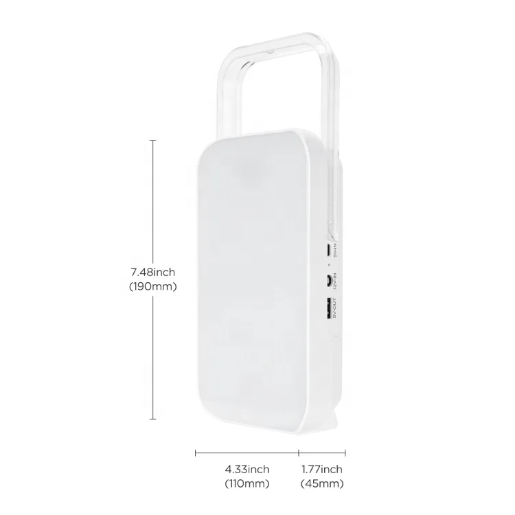 Emergency custom ce outdoor waterproof plastic portable led white ningbo camping tent light for camping