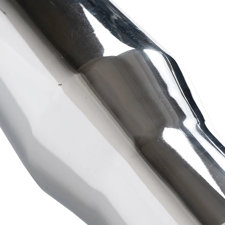 Wholesale customized nice quality long chrome stainless steel straight truck exhaust pipe for sale