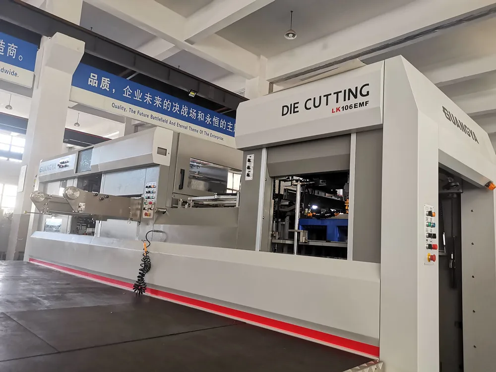 LK106EMF Automatic Die Cutting and Stripping Machine in One Step to Make Bags, Cartons
