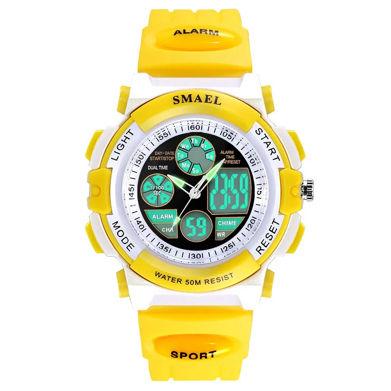 Raymons Youth Boys Girls Watches Sports Digital Young Children Watch LED Alarm Clock Waterproof Kids Watch Reloj para ninos