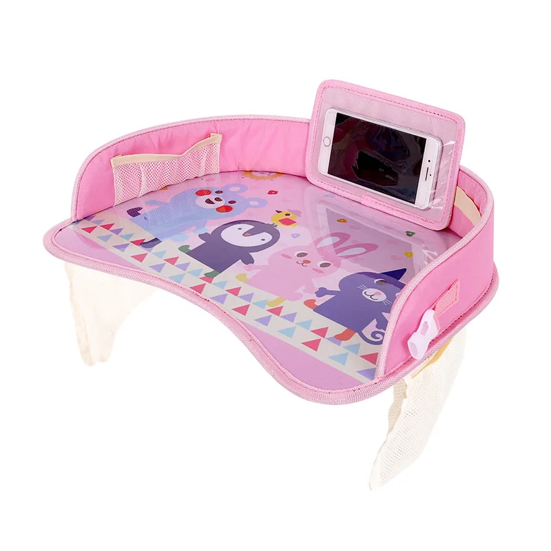 Waterproof Child safety seat Carseat Table Tray Lap Desk Organizer Kids Toddler Travel Tray for Car