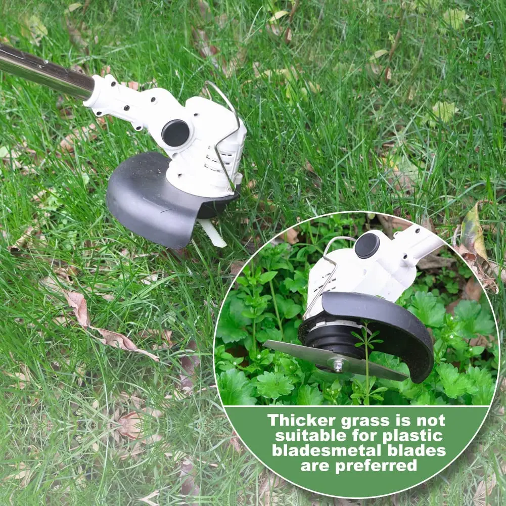 Vertak 21V 4.0Ah Battery Weed Eater Cordless Electric Grass Cutter Machine Brushcutter Power String Trimmer