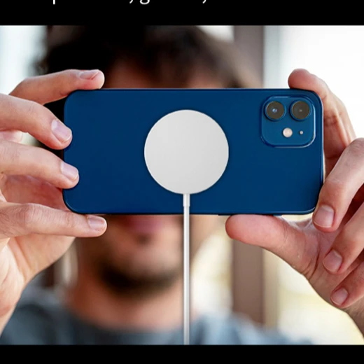 
 dropshipping Wholesale Factory Custom Logo Fast Charger Porable 15w Qi Magsafing Wireless i Phone Charger  