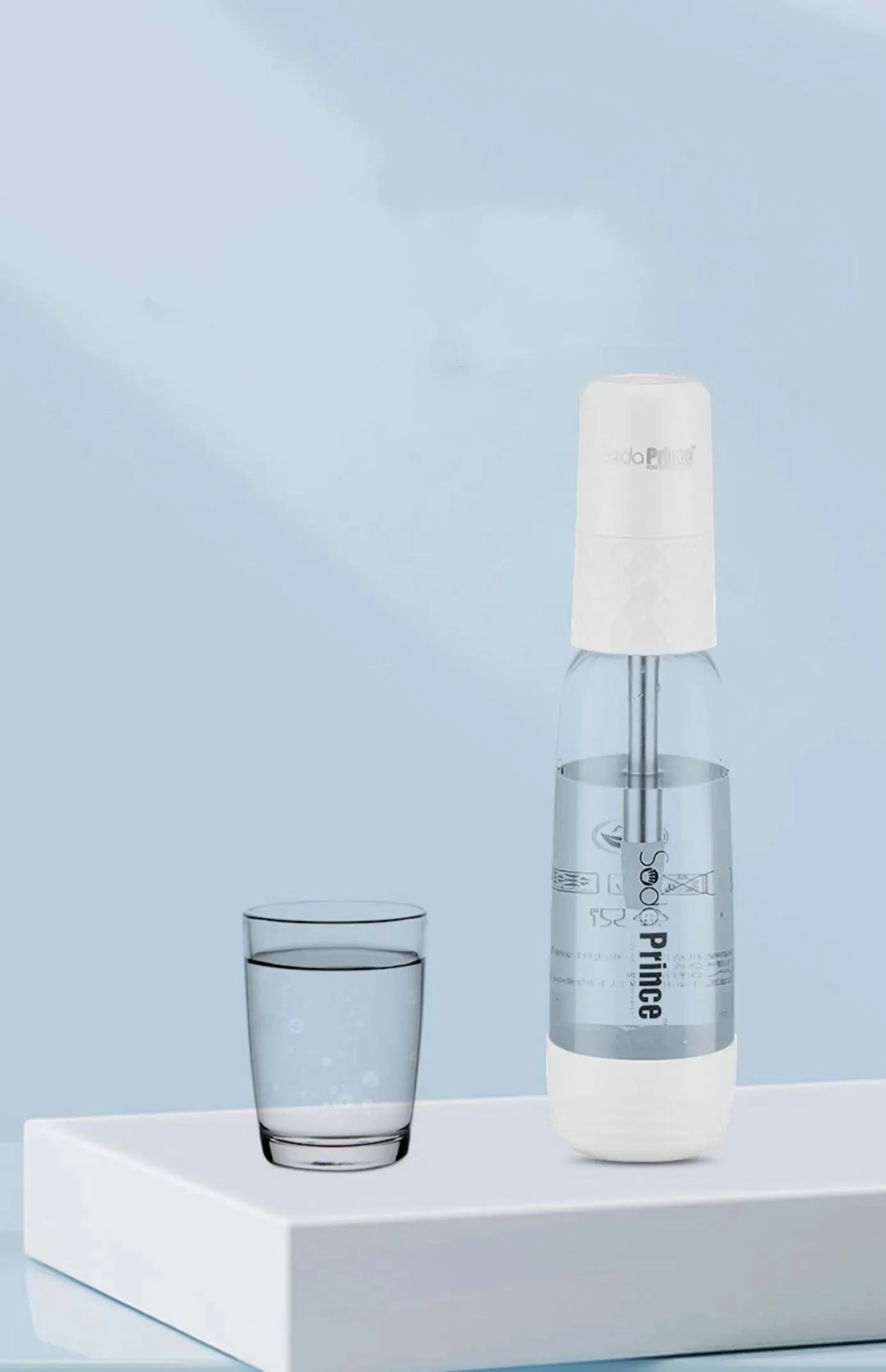 Portable Drinkmate  Sparkling Soda siphon head maker Manual Desktop Home BPA Free Eco Plastic Hand Press Carbonated Soda Maker