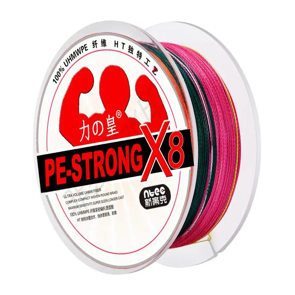 PE8 woven fishing line, carp fishing line can be customized in length