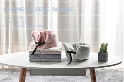 Hooded Throw Shawl With Sleeves Sherpa Hood Wearable Blanket For Adult