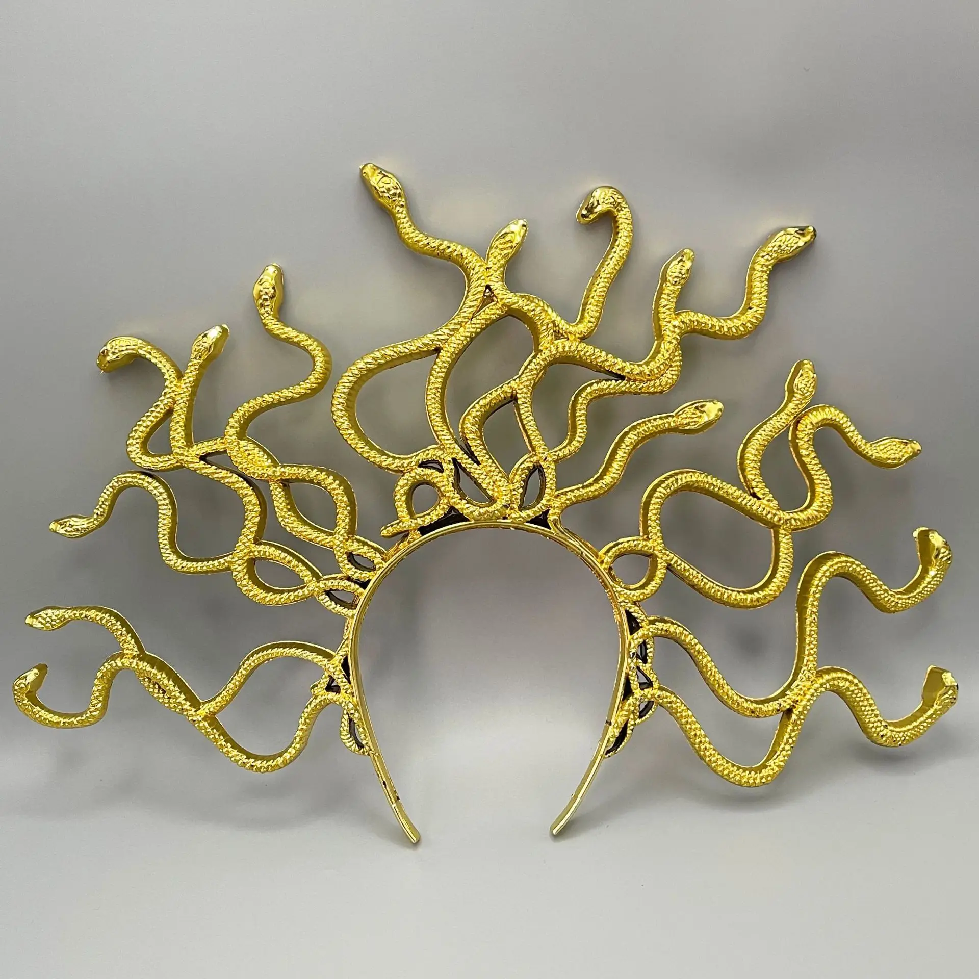 Medusa Headband Halloween hair hoop Headband cosplay decoration accessories Greek Mythology Halloween Snake Shaped headband