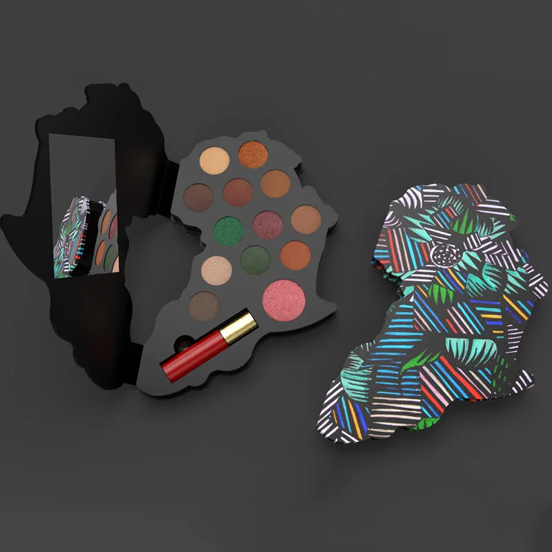 Quality Assurance Custom Shape Makeup Eyeshadow Palette Oem Empty Palette Packaging With Eyeshadow