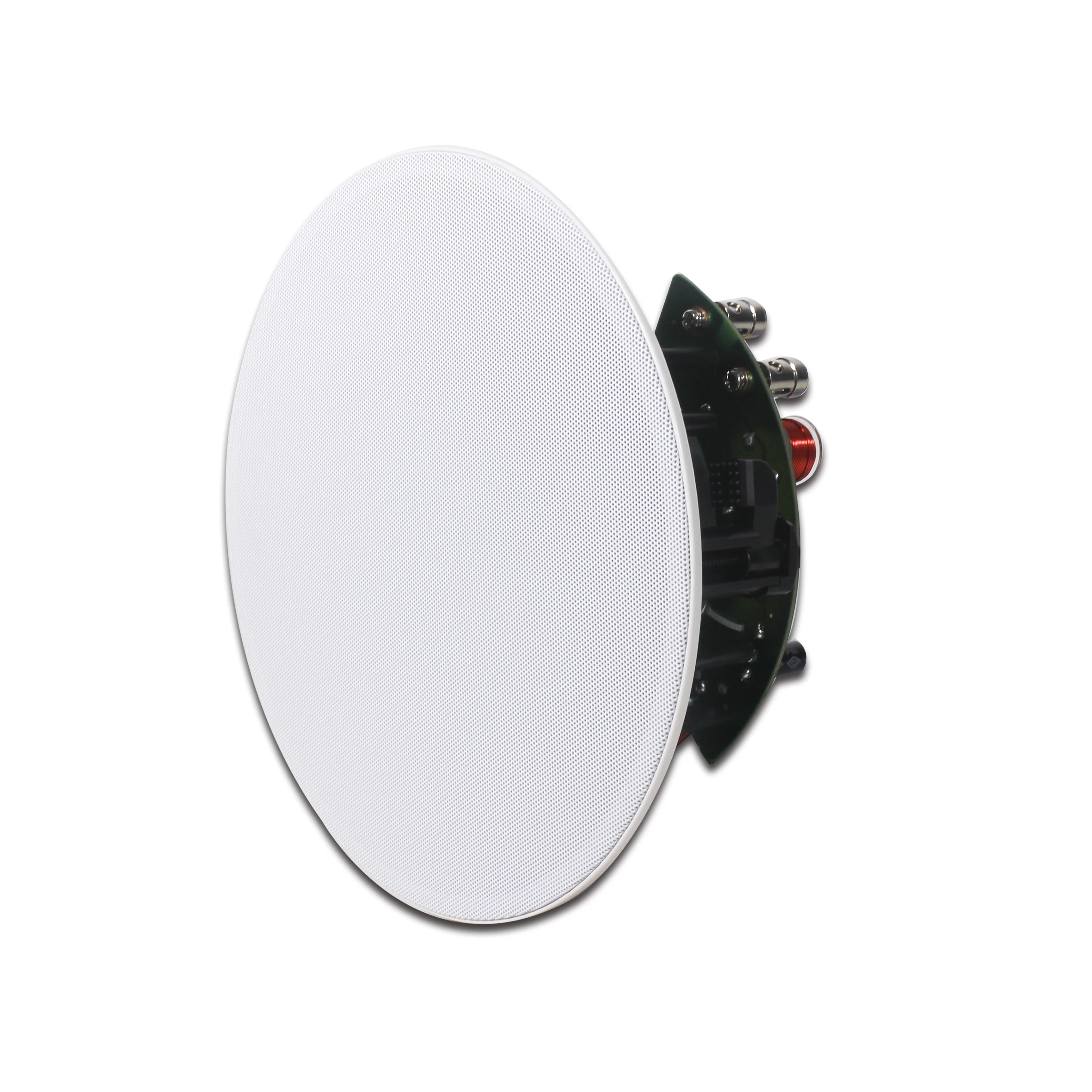 M High Performance 2 Way Ceiling Mount Speakers  50W 6.5 Inch Ceiling Speaker with Kevlar Driver/2 Tweeters