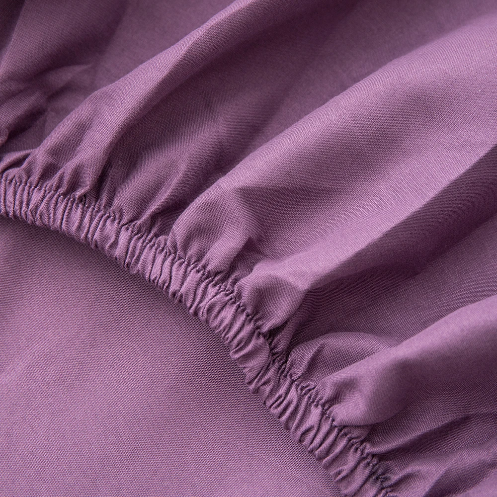 Luxury Quality Manufacturer Polyester Microfiber Fabric King Size Fitted bedsheet Solid Bedding Bed Sheet Set for Hotel