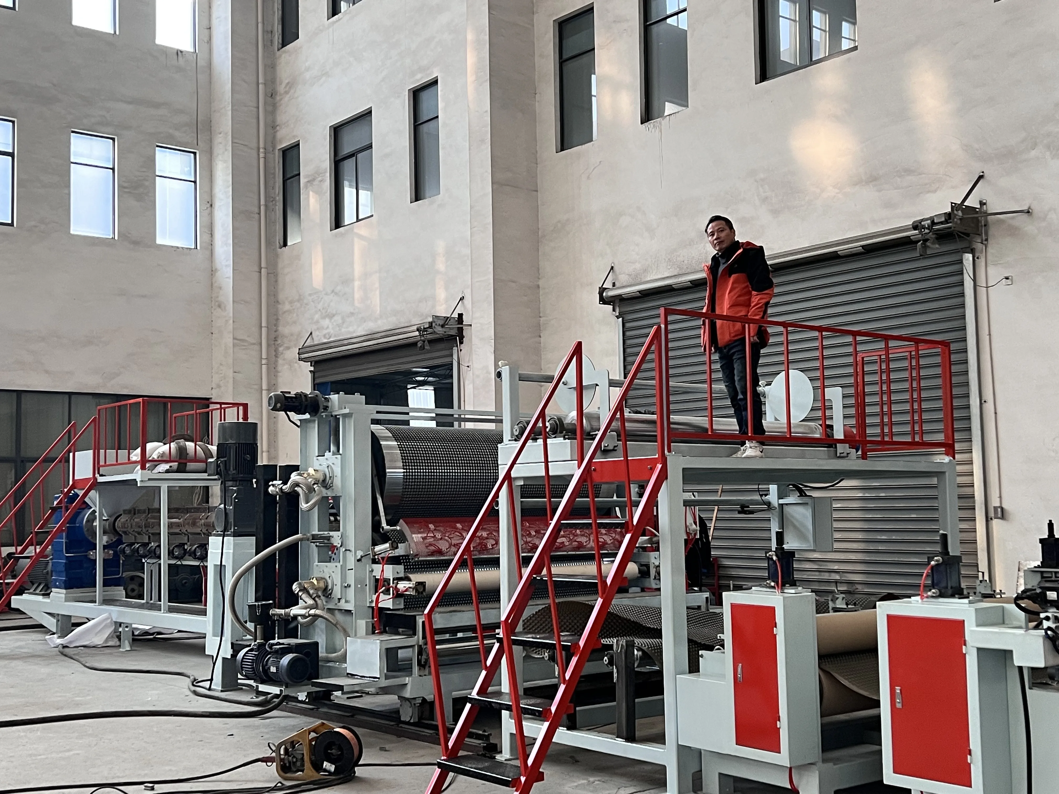 HDPE PP Dimple Drainage sheet ,Extruder Production Machine,Plastic Dimple water stop panel extruder Machine