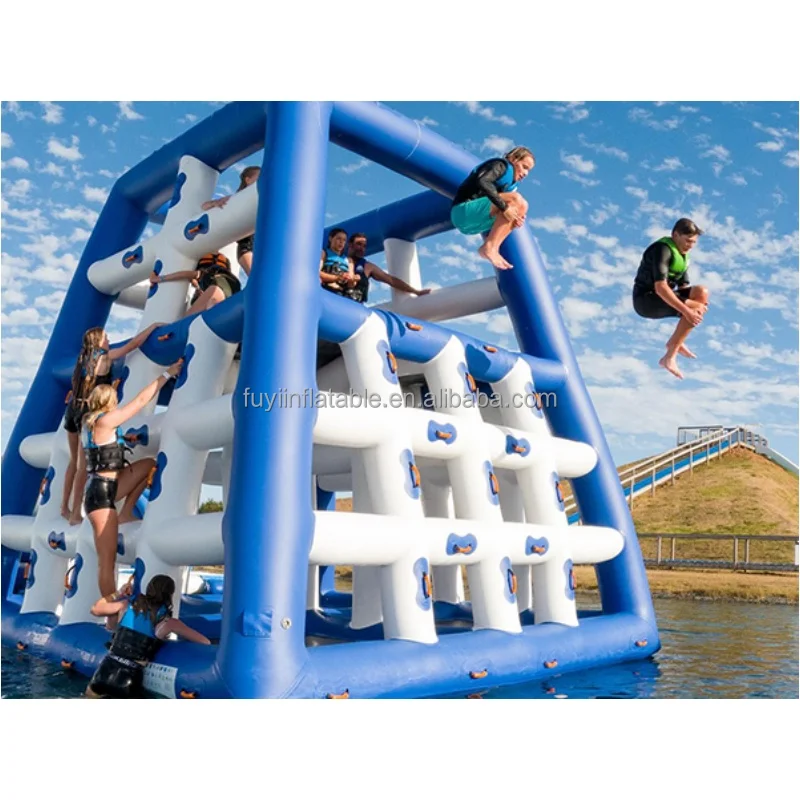 Inflatable Sea Ocean Lake Water Sport Equipment Aqua Park Inflatable Adult Floating Toy Climb Wall Floating Water Slide