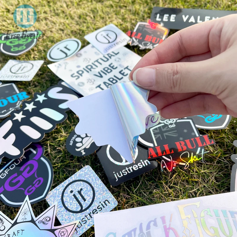 Unique Custom Sticker Set Personalized Laser Printed Cartoon Designs Wholesalers High Quality Custom Decorative Stickers