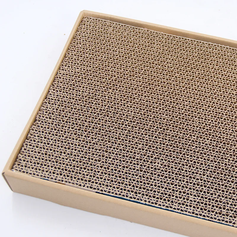 Wholesale Cat Scraper Wearable Toy Cat Scratcher Cardboard Katten Board Scratching toy Claw Grinder corrugated cat scratch board