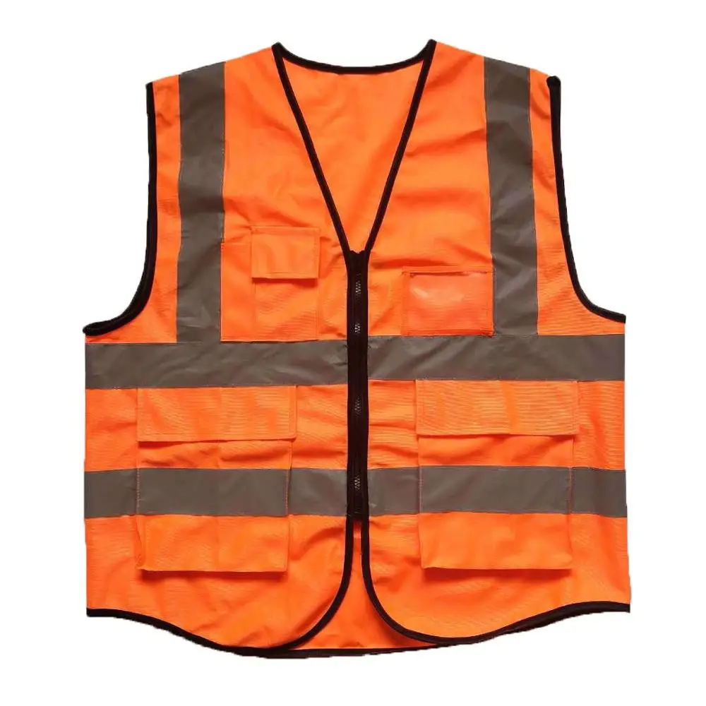 Breathable reflective clothing road suit multi-pocket reflective clothing Multi Choice