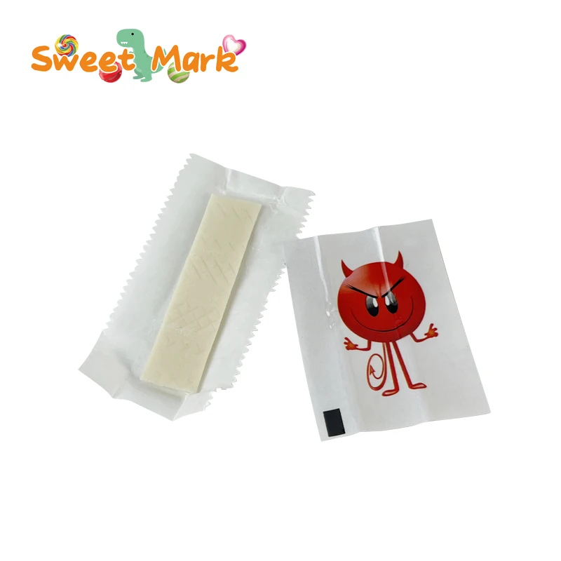 Popular Fruity Flavors Cartoon Bubble Gum with Tattoo Sticker