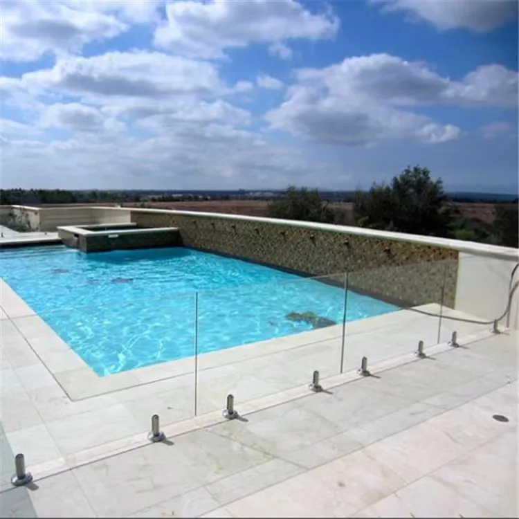 Безрамные стеклянные перила 10-16 мм балюстрада балкона Австралия стеклянный бассейн кран забор