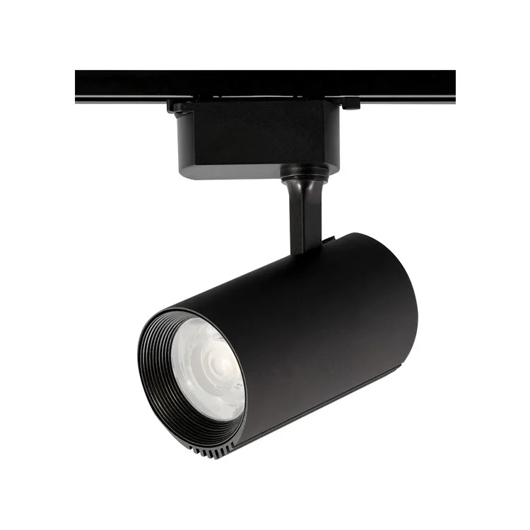 beam angle changeable focus adjustable LED COB Track Spot Light with zoom for art gallery museum lighting