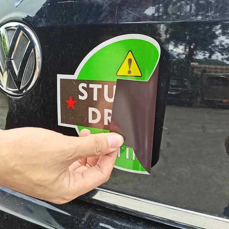 Customized Water-Proof Magnetic Car Sticker New Driver Baby in Car Magnets Custom Printing
