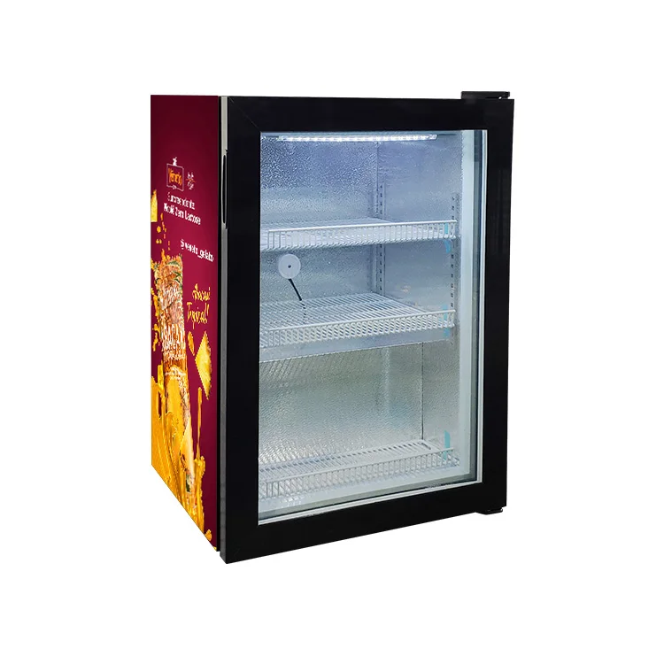 Meisda 98L высокое качество глубокий дисплей мороженое морозильник Горячая продажа коммерческий холодильник