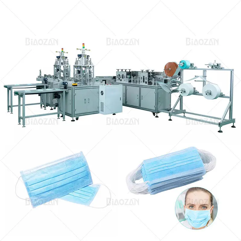 Автоматическая Хирургическая Плоская одноразовая маска Ушная лента эластичная для лица аппарат сварки ушной