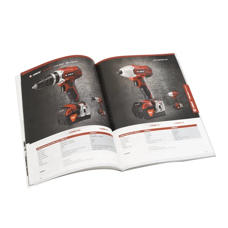  New Design A4 Brochure Color Printing Product Catalog