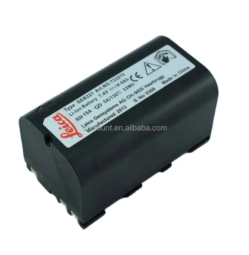 SZMOUNT GEB221 Battery For Leica Surveying System TS02 TS06 TS09 Total Station Battery