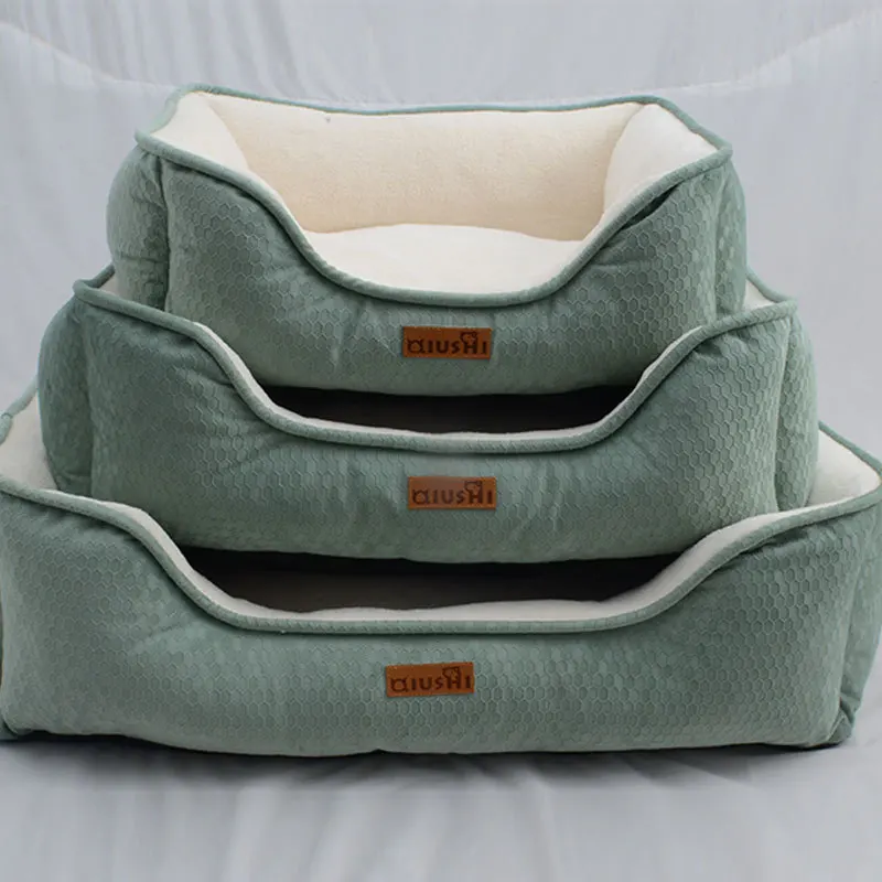 China products all season luxury Custom Size Soft Pet Dog Bed Washable Luxury Warm Soft Pet Supplies Dog Beds