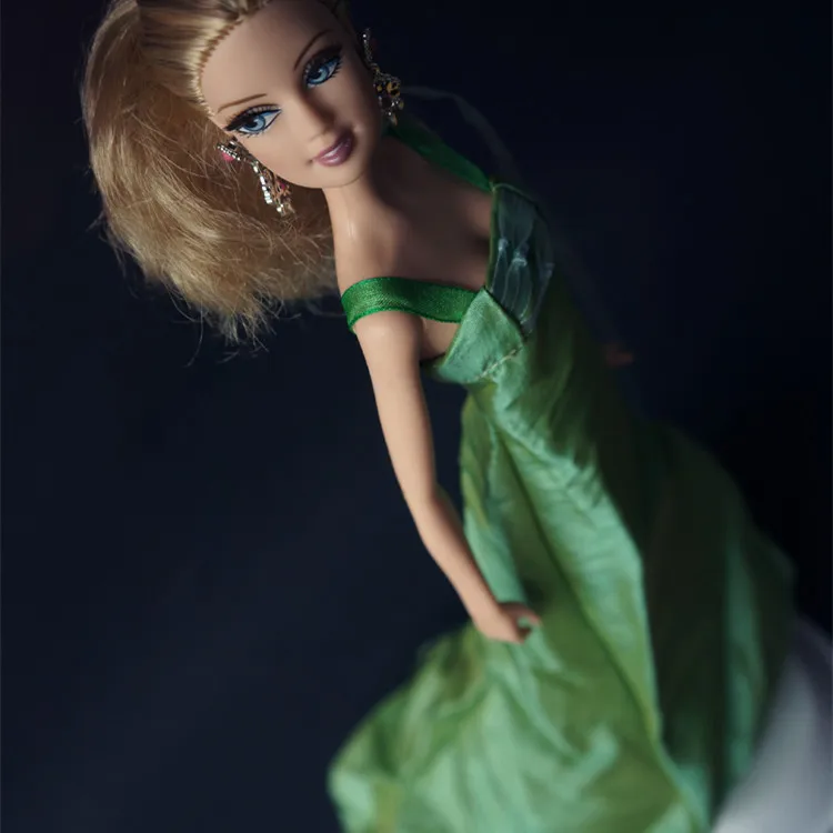 Customized 12 inch fashion boutique handmade accessories evening dress doll clothes