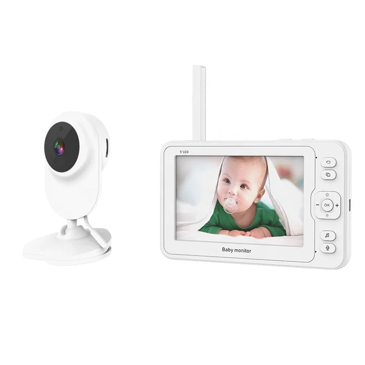  5 0 дюймов 1080P 2 4 ghz беспроводная цифровая радионяня видео беспроводной монитор младенца камера с функцией устройста воспроизведения TF слот для карт