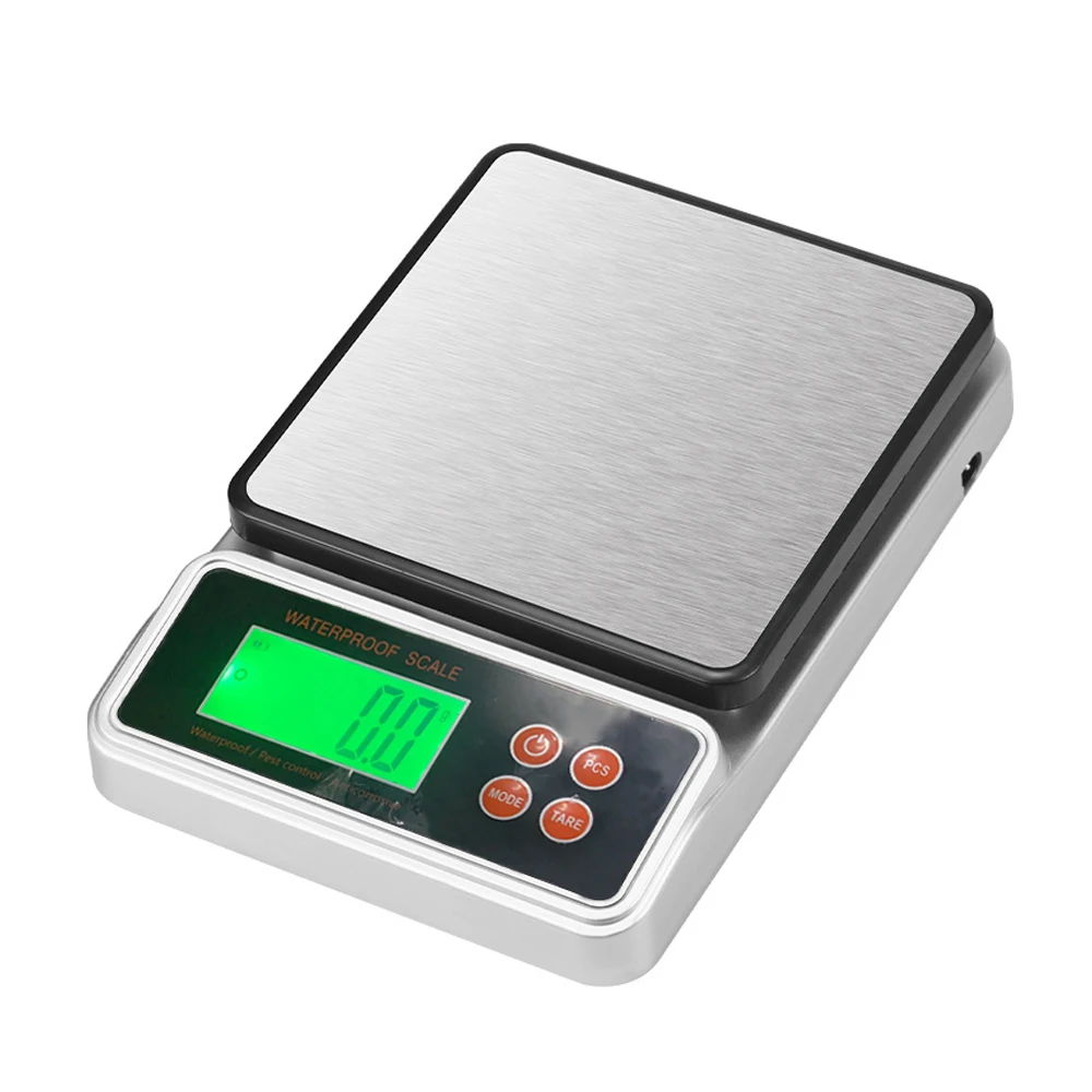 Электронные кухонные весы IPX7 максимальный вес 3 кг 0 1 г 10