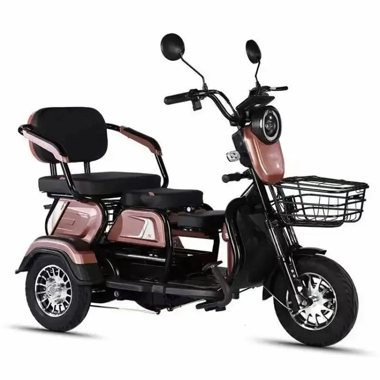 American warehouse DDP fast delivery cheap adult Folding detachable electric tricycle 3-wheeled One shipment