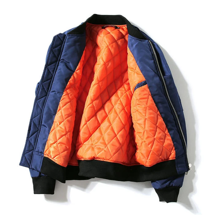 Wholesale Sportswear Baseball Jackets Windproof Coat Wholesale Teen Boy Customized Blank Flight Bomber Jacket