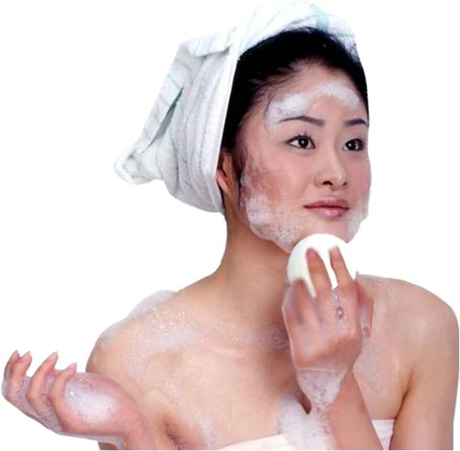 Konjac sponge is 100% natural product It can effectively remove all kinds of dirt Strong cleaning power and comfortable touch