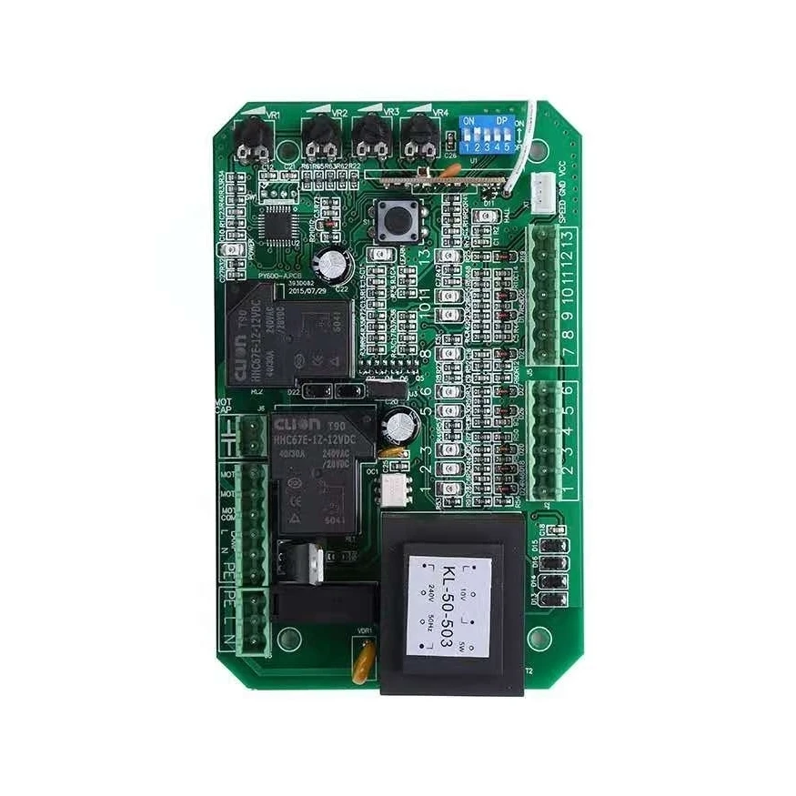 AC Sliding gate opener smart circuit board soft start slow stop control board adjustable running speed