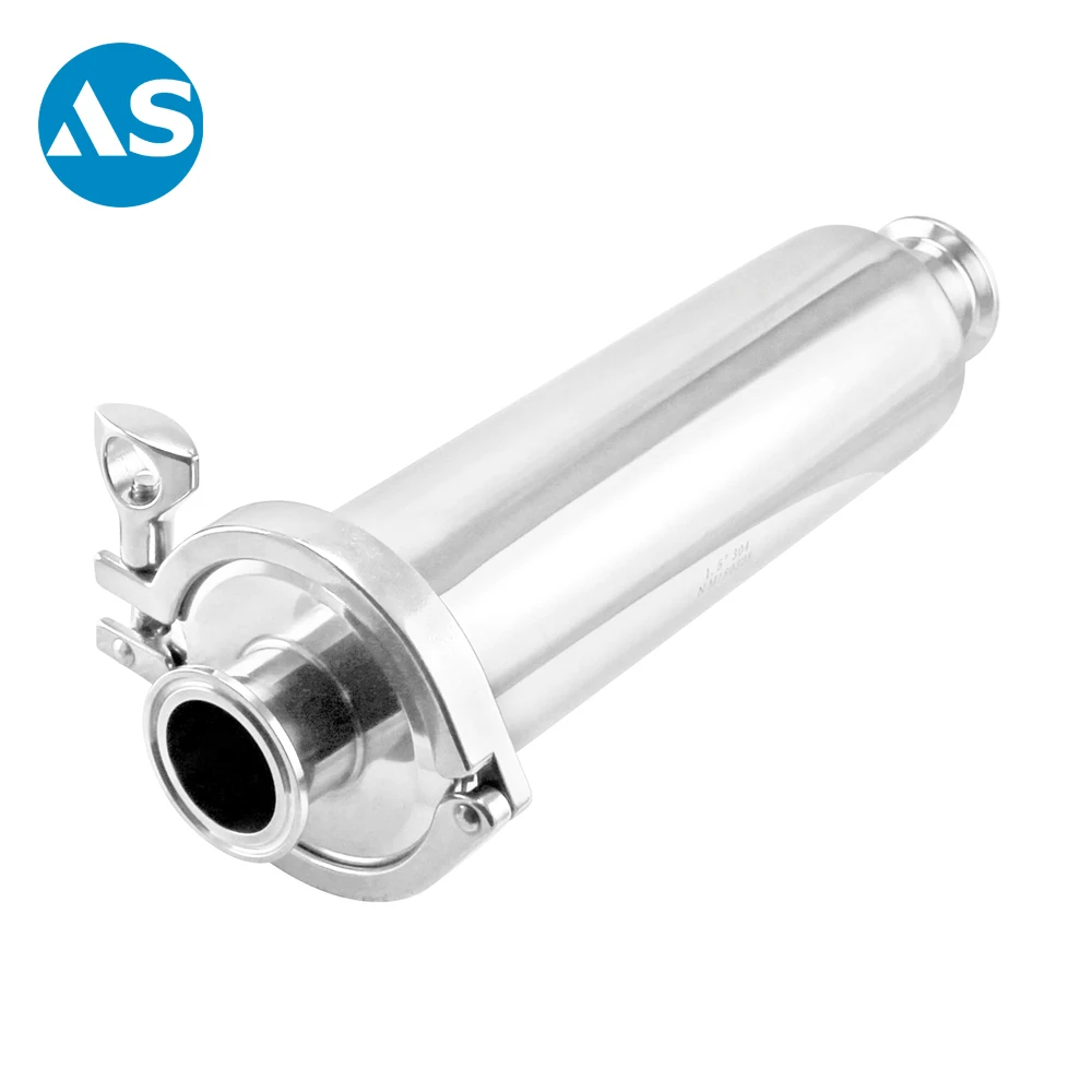 Stainless Steel Cartridge SS304 SS316L 80 Micron Sanitary Inline Type Filter