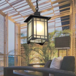 Классические Современные подвесные светильники для сада и коридора, 220 В переменного тока, стеклянная люстра для освещения