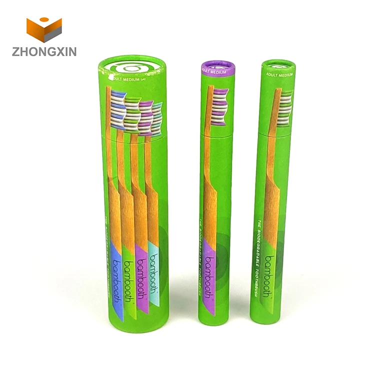 Eco-Friendly T-Shirt Paper Cylinder Tube Packaging Recycle Kraft Paper Toothpaste Tube Packaging Paper Boxes For Dropper Bottle