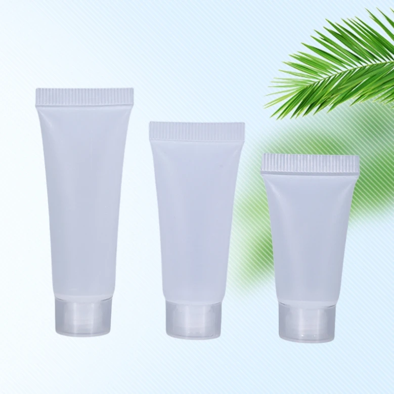 Empty 5g 10g 15g frosted gloss clear face wash squeeze tubes packaging for cosmetics hand lotion tubes