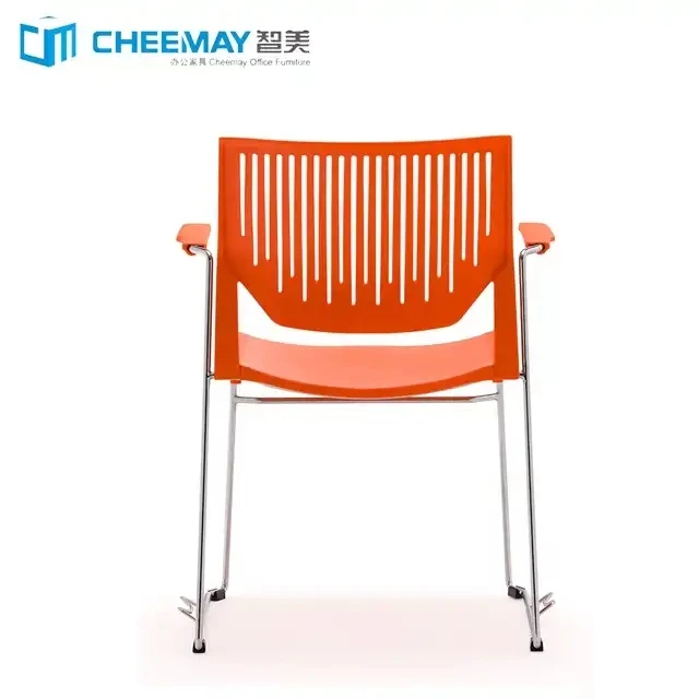 Stackable Plastic Office Chairs Conference Room Training Chair Plastic Visitor Office Chair For Conference
