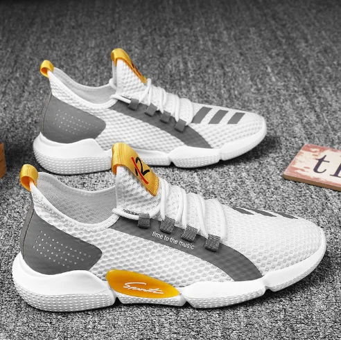 2022 China wholesale summer mesh breathable walking cheap zapatos mujer boy casual sports fitness flat custom men gym shoes