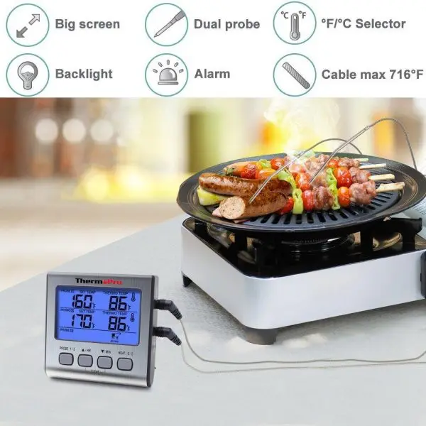  Thermopro TP17 цифровой калибровки гриль мясо еда термометр с
