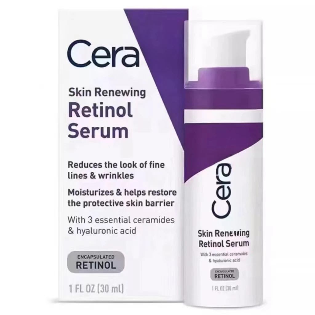 Ceravee Retinol Serum Anti Aging Smooth Fine Lines Tightening Enhances Ceramide Lactic Acid Skin Renewal