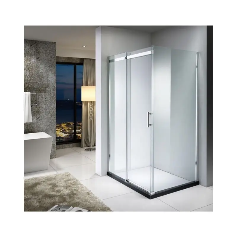 Top Seller Corner Entry Small Shower Cain 8mm Long Adjustment Glass Door Modern Shower Enclosure