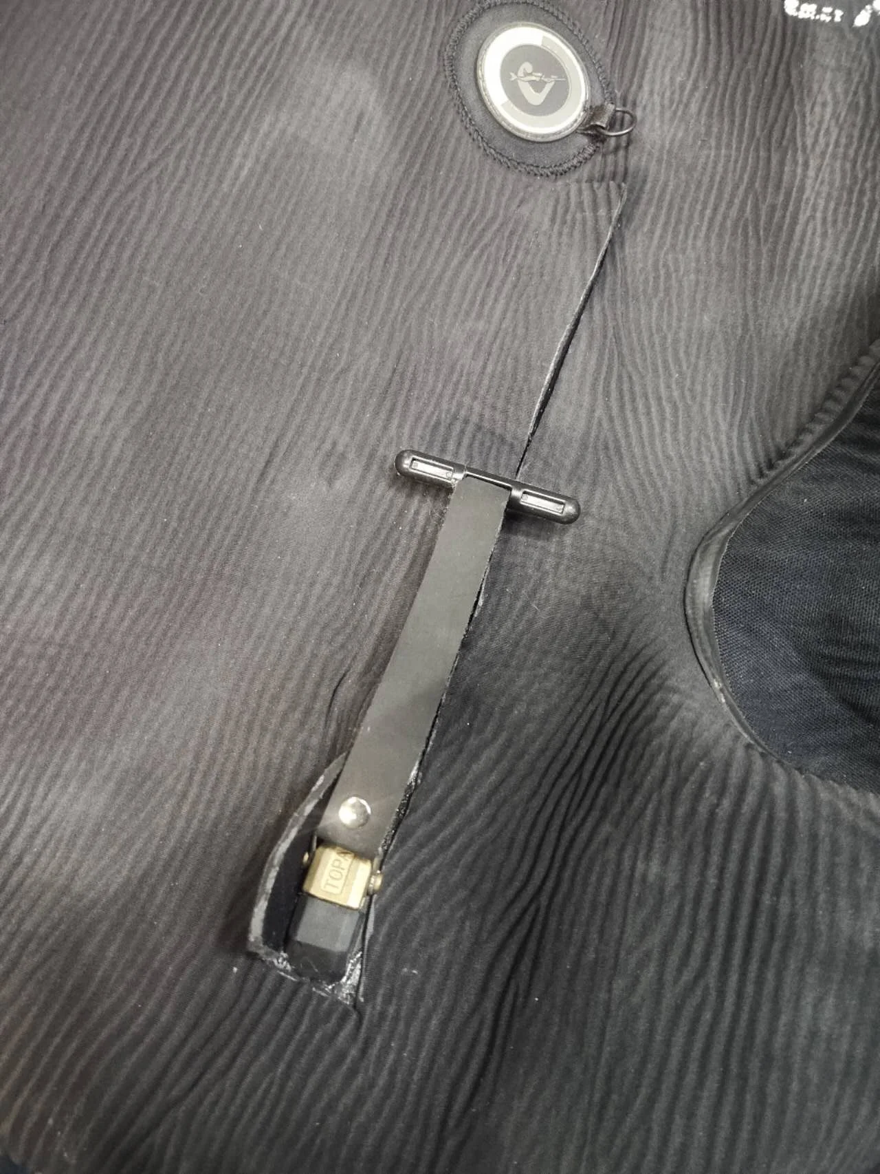 Латунная застежка-молния с топазом для подводного плавания, сухая застежка-молния для ремонта костюма для подводного плавания