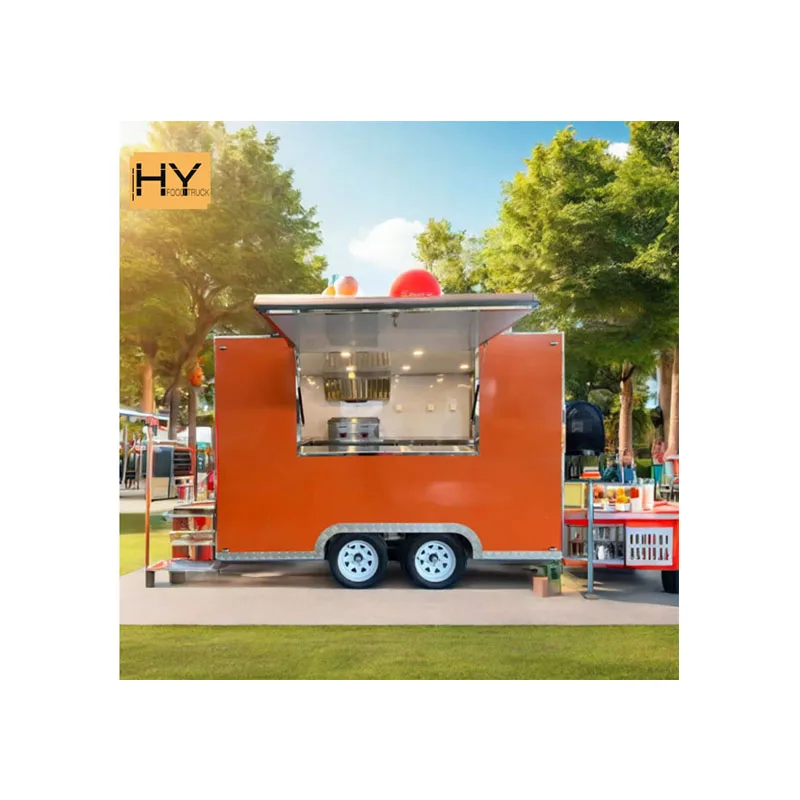 HANYI New Ice Ceram Food Truck Stainless Steel with US DOT Standard for Home Use and Hotels