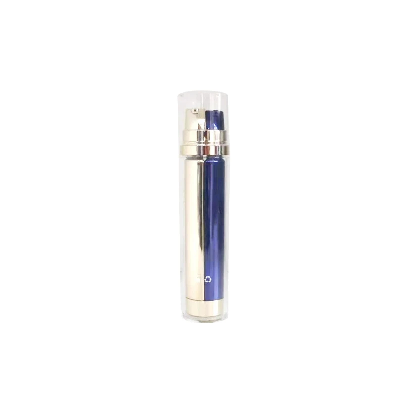 New Design Hot selling Dual Chamber Cosmetic  Lotion Pump Bottle 30ml 50ml